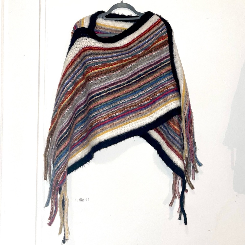 Multicolor Poncho